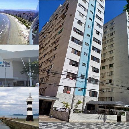 Kitnet Simples Na Ponta Da Praia ,Santos, A Uma Quadra Da Praia, Proximo Ao Aquario Kültér fotó