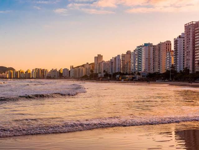 Kitnet Simples Na Ponta Da Praia ,Santos, A Uma Quadra Da Praia, Proximo Ao Aquario Kültér fotó
